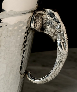 Elephant hold Handle Stainless Steel Champagne Ice Bucket Nickle Plated Finishing Wine Cooler With Elephant Head Handle Metal - Product Image 3