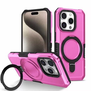 La nouvelle série de coques de téléphone de la série anneau pivotant convient à diverses occasions, étuis de téléphone légers et portables - Product Image 5