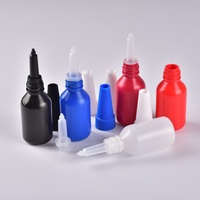 Colle UV, protection anti-UV, petite bouteille noire vide, colle inodore, bouteille avec buse de distribution, 10 ml