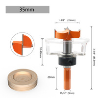 Scie cloche de 35 mm pour la fabrication de meubles et de placards, foret Forstner en alliage haute dureté pour le travail du bois