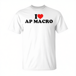 Camiseta I Love Ap Macro Blanca Unisex, Ropa Promocional - Product Image 2