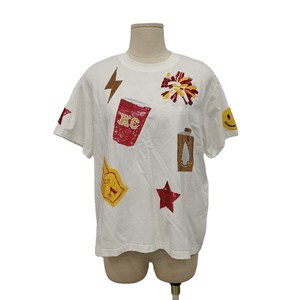 Camisetas de manga corta de fábrica para <span class=keywords><strong>mujer</strong></span>, cuello redondo, blanco, transpirable, tejido de lentejuelas, algodón, celebración, camisetas para <span class=keywords><strong>mujer</strong></span> al aire libre - Product Image 1