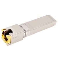 Prise chaude Durable Hautement Compatible 30 mètres Plug & Play 1G 10GBase-T RJ45 SFP Module 10G Cuivre Ethernet Émetteur-Récepteur Or Contact