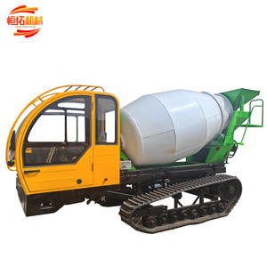 Camion mélangeur de béton de type chenillé avec rotation à 270 degrés et déchargement rotatif - Product Image 5