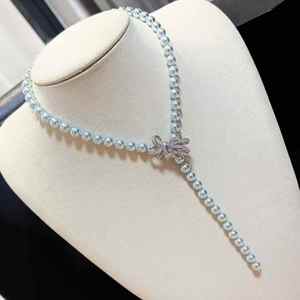 Collana di <span class=keywords><strong>perle</strong></span> finte di acqua di mare di cristallo di Akoya, collana di <span class=keywords><strong>perle</strong></span> artificiali da 55cm, 8mm, <span class=keywords><strong>collane</strong></span> di perline alla moda - Product Image 2