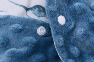 Couvertures de siège de voiture pour bébés Housses d'hiver 100% coton Minky Baby Swaddle Blanket avec chapeau pour nouveau-né Poussette Housses de siège - Product Image 4
