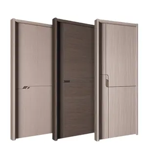 BOWDEU-puerta de madera de melamina para casa, puerta interior de fábrica, precio más barato, buena calidad, antiarañazos, otras puertas