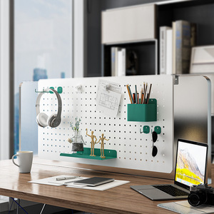 Kit di combinazione di pannelli bianchi a singolo livello da parete Organizer per ornamenti artigianali per la presentazione di oggetti per bambini per uso bagno - Product Image 1