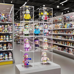 <span class=keywords><strong>Boîte</strong></span> de <span class=keywords><strong>rangement</strong></span> pour sacs à main et cadeaux, anti-poussière, en plastique transparent avec porte magnétique - Product Image 1