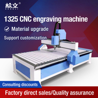 Cnc Router Diy CNC 1325 3 Axis Cnc Pcb Drilling Machine con buen control y mesa Vac-Sob