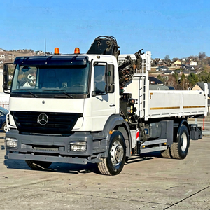 Camión grúa Mercedes Benz Axor 1828 usado del 2007, camión volquete con grúa montada, vehículo de elevación de carga pesada, camión con grúa montada. - Product Image 1