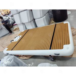 Fabricant de plate-forme flottante gonflable Bateau de pêche à quai gonflable personnalisé avec tapis EVA <span class=keywords><strong>pour</strong></span> clubs de yacht - Product Image 2