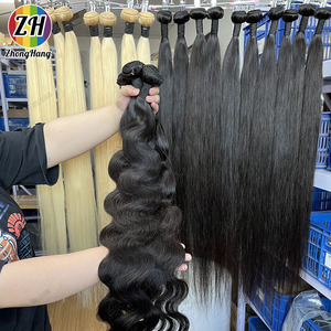 Lots de Cheveux Indiens Double Drawn Pas Chers, Ondulés, Vierge, Alignés dans le Sens de la Cuticule, Extensions de Cheveux Humains pour Vendeurs - Product Image 5