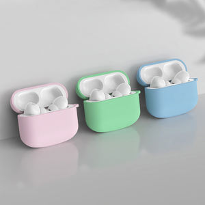 Funda Sencilla y Segura de Silicona Líquida para Estuche de Carga de <span class=keywords><strong>Airpods</strong></span> <span class=keywords><strong>Pro</strong></span> con Hebilla para Resistencia a Golpes y Caídas - Product Image 5