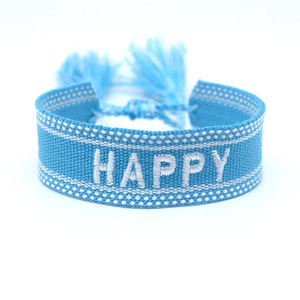 2023 pulseras hechas a mano de moda HAPPY DREAM PRETTY pulseras de <span class=keywords><strong>amistad</strong></span> trenzadas personalizadas para mujeres - Product Image 4