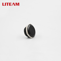 LTUS22F-10E/J/S 22mm momentané 1NO étanche RGB LED bouton-poussoir en métal illuminé corps court interrupteur à bouton-poussoir en acier inoxydable