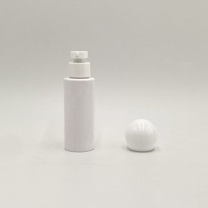 ขวดพลาสติก PET ขนาด 105 มล. 120 มล. สำหรับผลิตภัณฑ์ดูแลผิว ผลิตภัณฑ์ความงาม แชมพู เครื่องสำอาง โลชั่น พร้อมฝาปิดทรงกลมสีขาว - Product Image 3