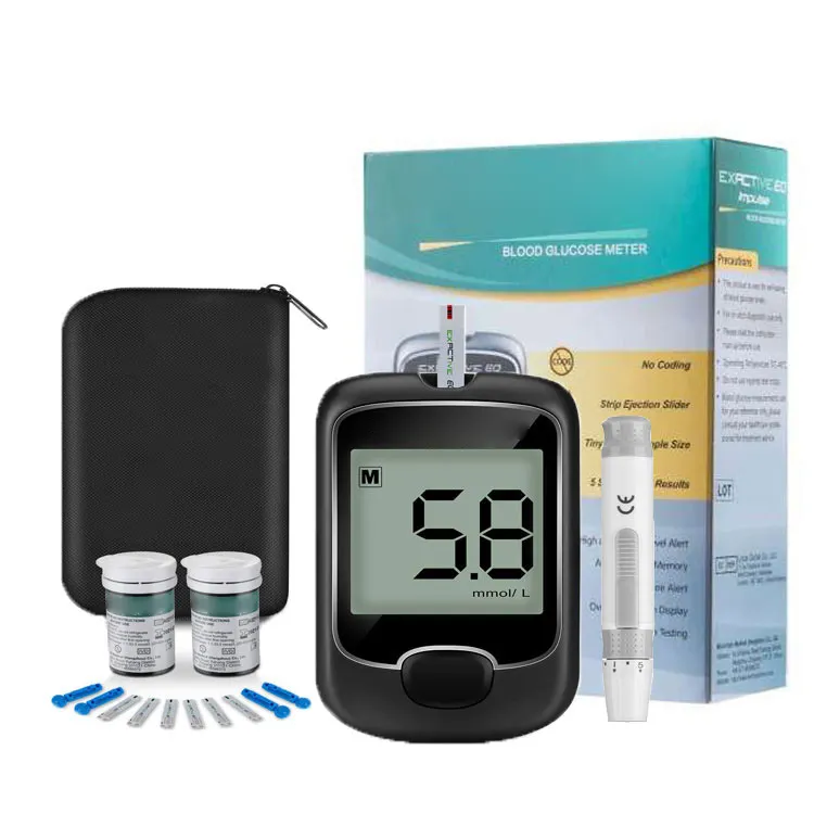 Household Blood Sugar Test Strips Kits Glucosemeter Sensor Monitor Blood Glucose Meter