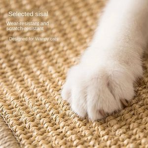 Kedi tırmalama sütunu tırmalama mat malzeme sisal halı - Product Image 4