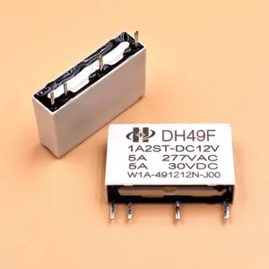DH49F-1A2ST-DC12V PCB Power Relay 5A Industrial Relay 5V 12V 24V 1 Form A General Purpose Mini Relay 4 Pin