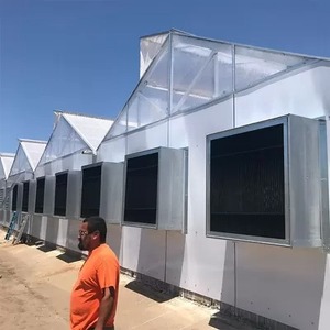 Serre professionnelle multi-travées occultante avec filet d'ombrage interne automatisé pour le contrôle de la rayonnement solaire (modèle usine) - Product Image 5