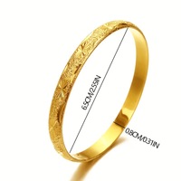 Bracelet populaire transfrontalier en cuivre plaqué or 24K pour hommes et femmes, bijoux de mariage pour femmes européennes et américaines de Dubaï
