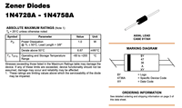 Diode Zener 1N4733A DO-41 5,1 V pour référence de puissance et protection contre les surtensions