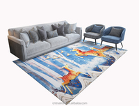 3D Teppich Super Soft Area Teppich Blumen katze Tiger Mädchen für Wohn-und Schlafzimmer Home Decoration