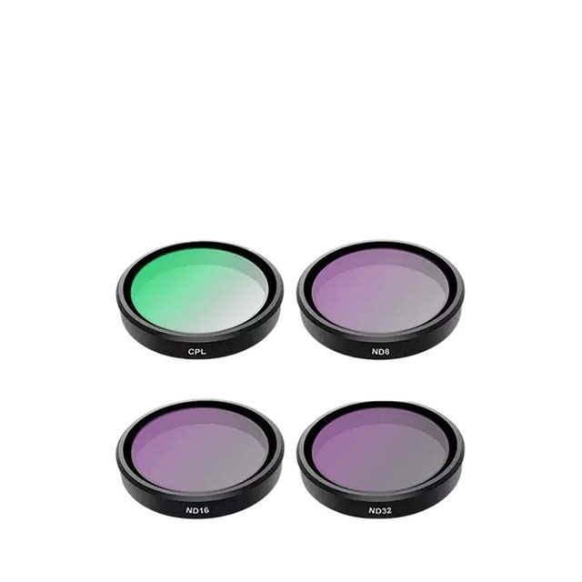Multi Layer Optical Glass ND8 ND16 ND32 ND64 Neutral Density Filter Set for DJI Osmo Action 5 Pro 4 3 Camera Lens Kit