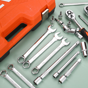 121 Piece <b>Tool</b> Kit Professional Auto Car Repair <b>Tool</b> <b>Set</b> Combination Package Socket Wrench Mechanics <b>Tools</b> - Product Image 3
