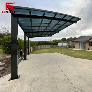 High End Villa Carport Concise Jardim Garagens Sem Ferrugem Outdoor Carports Garagem Segura