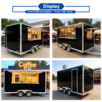 Remorque alimentaire esthétique entièrement équipée, camion de restauration rapide pour hot-dogs, camion de restauration mobile pour café et pizza à vendre en Chine