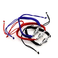 Bracelets en corde rouge faits main personnalisés pour vous, bracelets porte-bonheur pour hommes ou femmes, à offrir en cadeau, utilisés dans la prière, bracelets avec médaille sainte