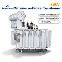 Transformador de Potencia Trifásico Sumergido en Aceite, Bobinado de Cobre y Aluminio, Baja Pérdida, OLTC, 35kV para Redes de Distribución de Energía