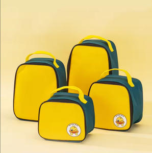 Conveniente bolsa refrigeradora de PVC Oxford de gran capacidad, cierre de cremallera, Impresión de logotipo personalizable para almuerzos de estudiantes, Picnics, conservador de hielo - Product Image 4