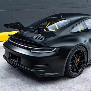 Envoltura de Vinilo para Coche Completo de TPU Negro Mate Brillante, Película Tintada Negro Piano que Cambia de Color, Vinilo Negro Satinado - Product Image 4