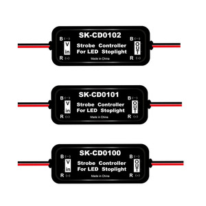 ตัวควบคุมไฟแฟลชแรงดันกว้าง Skyearth 9-30V โมดูลไฟเบรก LED ไฟเลี้ยวกระพริบ ใช้ได้กับรถยนต์ รถบรรทุก รถจักรยานยนต์ - Product Image 1