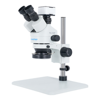 Caméra de microscope USB professionnelle SANQTID TD-B36 avec oculaire trinoculaire, résolution 1920x1080, vidéo haute définition, montage
