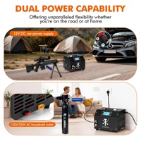 Penjualan Harga Pabrik TUXING Murah Kompresor Udara PCP 12V Portabel Tekanan Tinggi 300bar 4500psi Layar LCD untuk Paintball Snorkeling Mobil
