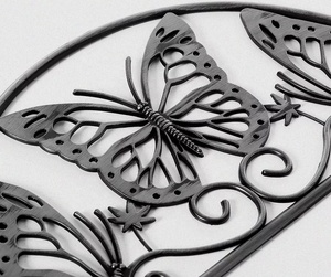 Weather Proof <b>Plastic</b> Vintage White Garden Edging Landscape Border Picket Fences for Decorative - Product Image 3
