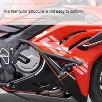 Barres de protection anti-chute pour moto VOGE RR660S avec amortisseur à ressort, protection de moteur, sliders de cadre, pare-chocs anti-chute, protection de carénage