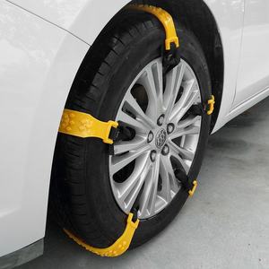 Vente flash : Ensemble de 10 chaînes antidérapantes pour pneus de voiture, chaînes de récupération universelles épaisses pour pneus, accessoires de voiture - Product Image 3