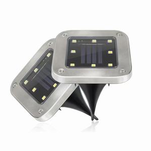 Lampe Solaire LED Extérieure Étanche à 8 LED avec Détecteur de Mouvement pour Jardin, Parc et Sol - Product Image 1