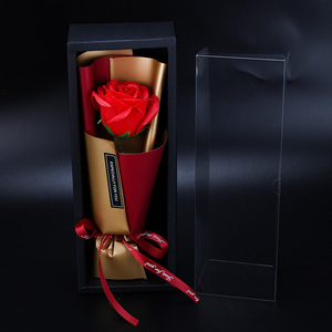 Tanabata Valentine's Day <b>Gift</b> Simulation Floral Soap Flower 5-layer <b>Large</b> Single Rose Creative <b>Gift</b> - Product Image 1