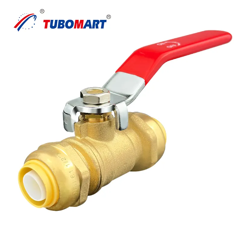 Tubomart OEM đẩy phù hợp phù hợp ống nước đẩy để kết nối phù hợp pex Brass Ống phù hợp