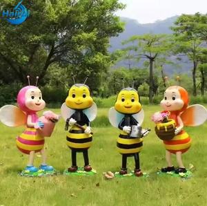Esculturas de Abejas de Resina de Tamaño Real para Exteriores, Decoración de Jardín y Paisaje - Product Image 5