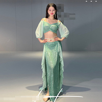 Ensemble de costumes de danse du ventre, robe de danse, ensemble de costumes de scène, tenue de performance pour femmes, danse du ventre