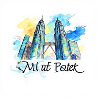 Colección de Imanes Decorativos Conmemorativos del Turismo de las Ciudades de Kuala Lumpur, Penang y Putrajaya, Malasia