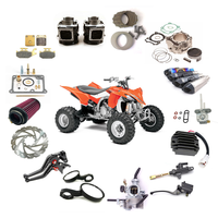 Kits de plaque de disque de friction d'embrayage plaque en acier avec ressorts pour pièces de quad ATV UTV YFZ 350 YFZ350 BANSHEE 350 350cc