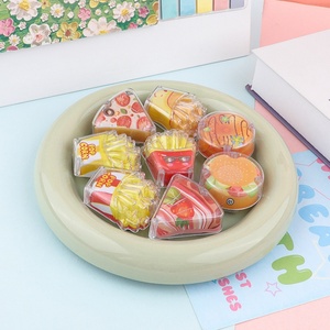 Jouet fantaisie en forme de nourriture mignonne, voiture de dessin animé, hamburger, en plastique écologique, à friction, œuf torsadé, cadeau original - Product Image 5